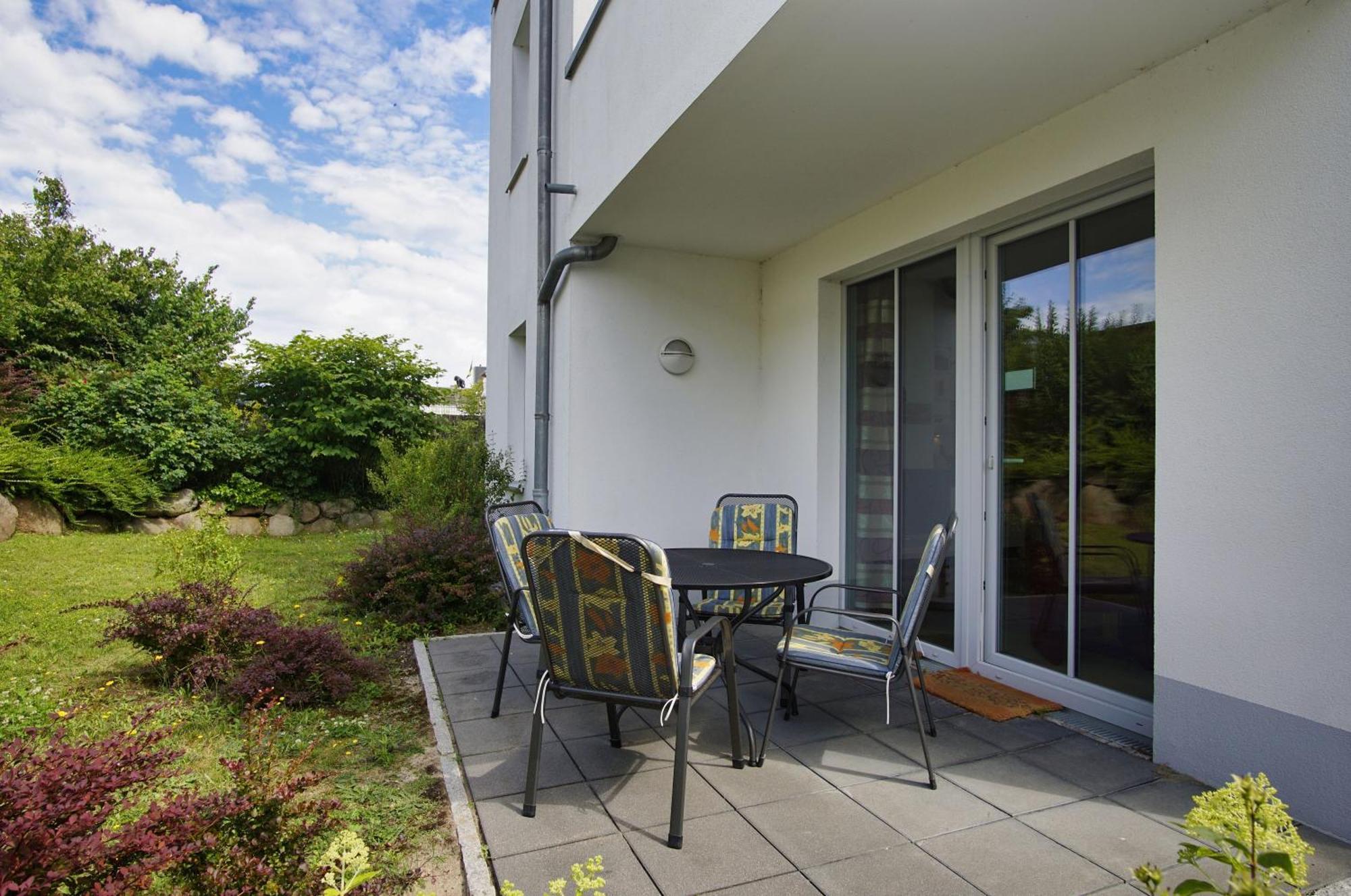 Terrasse, Gratis Nutzung Vom Ahoi Erlebnisbad Und Sauna In Sellin - Villa Antje Fewo 04 Goehren  Exteriér fotografie